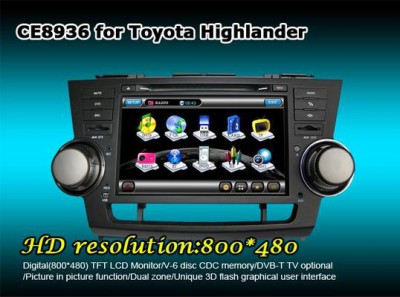 Штатная магнитола для Toyota Highlander WINCA 8936 