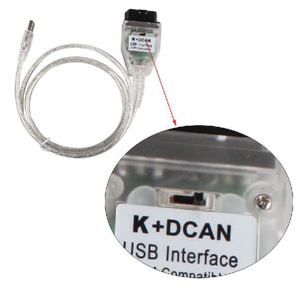 BMW Inpa K+DCAN interface USB NEW + SWITCH